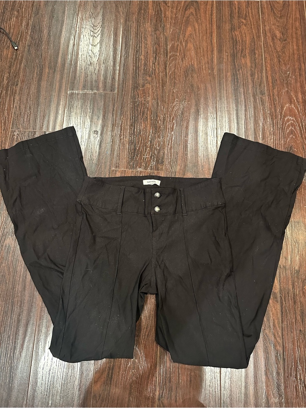 Garage Black Boot Cut Women's Pants